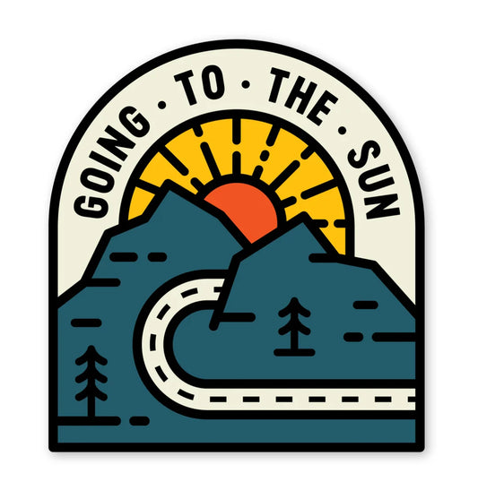 Going To The Sun Vinyl Sticker